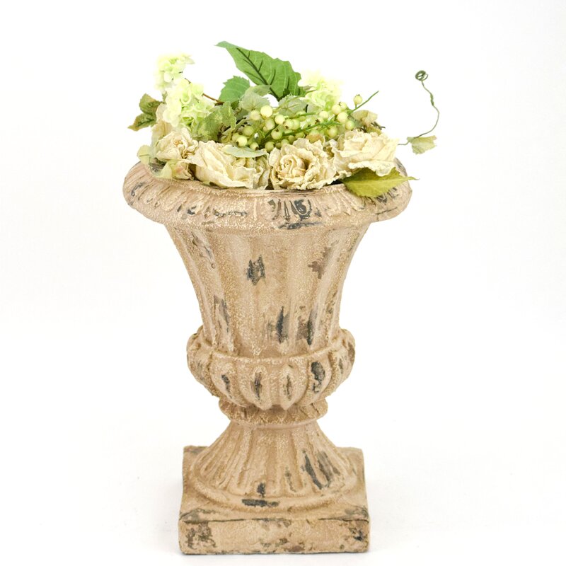 Fleur De Lis Living Bradman Garden Magnesium Urn Planter | Wayfair